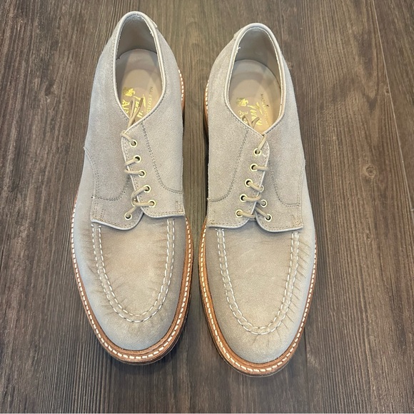 Custom Alden Tuape Suede Lace Up Shoes
